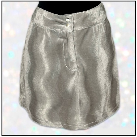EUC Free People Metallic Mini Skirt *Vintage Y2K/90s* - Picture 2 of 15